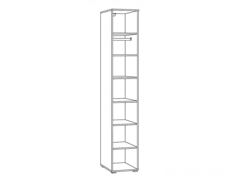 Остин Спальня 2 белый/дуб золотой