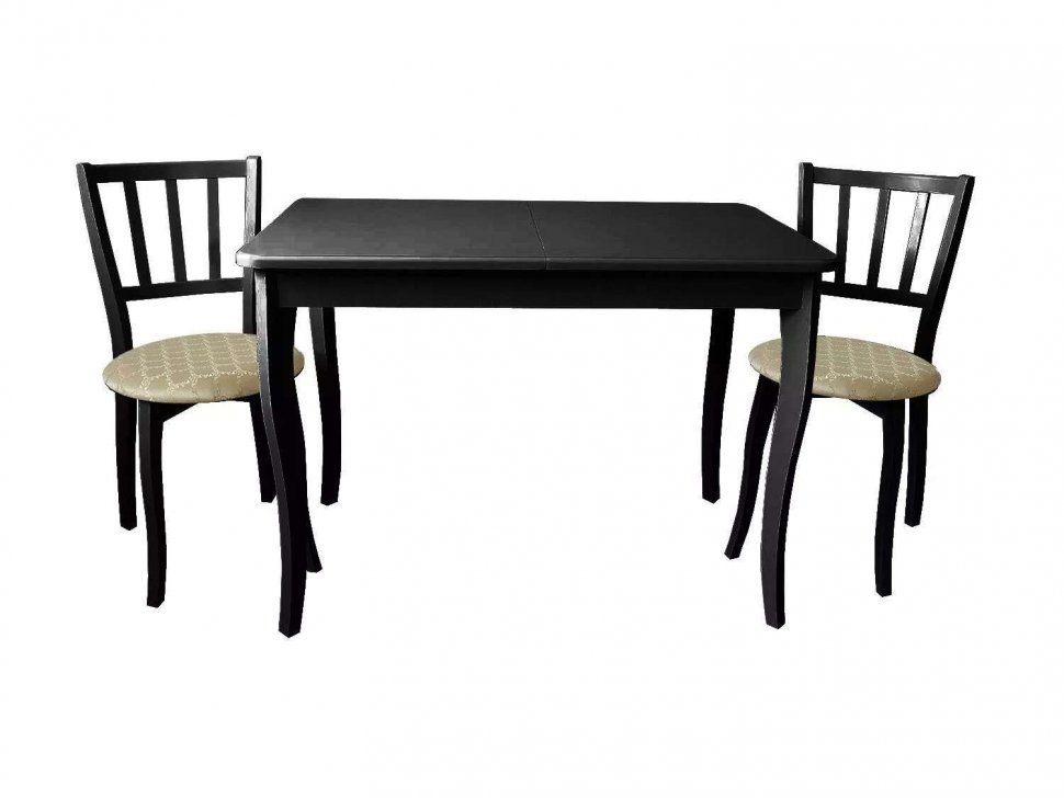 Обеденная группа СО-32/С-32 черный/бежевый