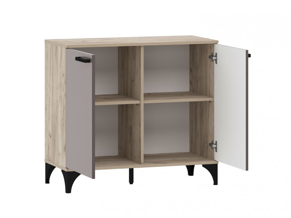 Марсель гостиная комплектация 1 Дуб Крафт серый/Софт графит