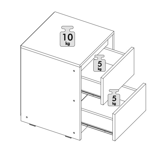 Тумба Айден ТБ06-400 Белый