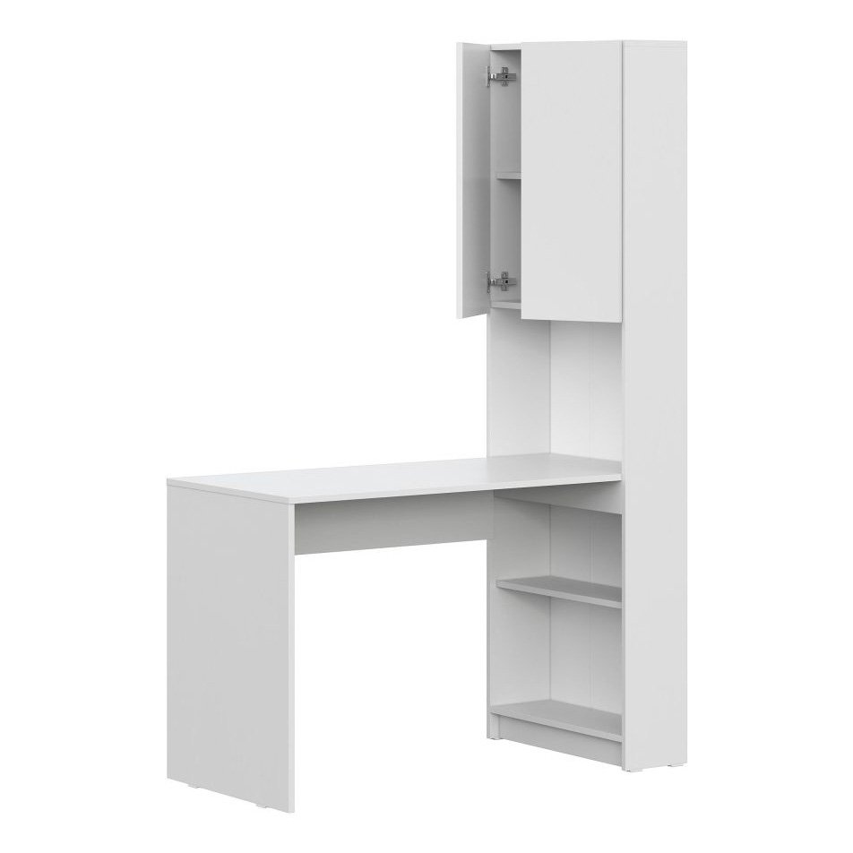 Стол письменный Майнд-01 (Интерьер Центр) Белое дерево