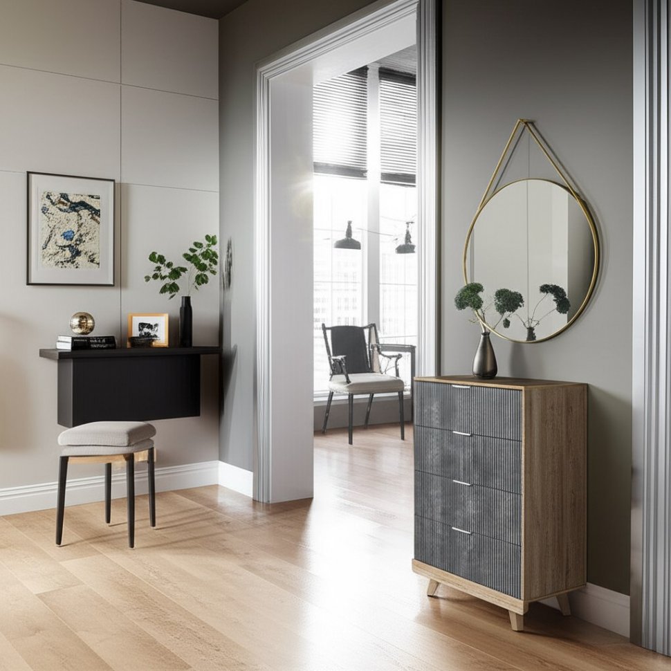 Комод Мегаполис КМ-02 (БТС) M25 / Дуб Каньон