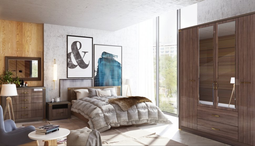 Кровать 140х200 Париж Ижмебель 08