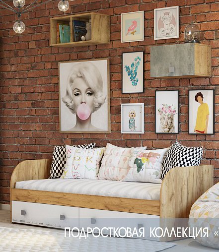 Шкаф антресольный (полка) Тренд АН-03 (Мебелони)