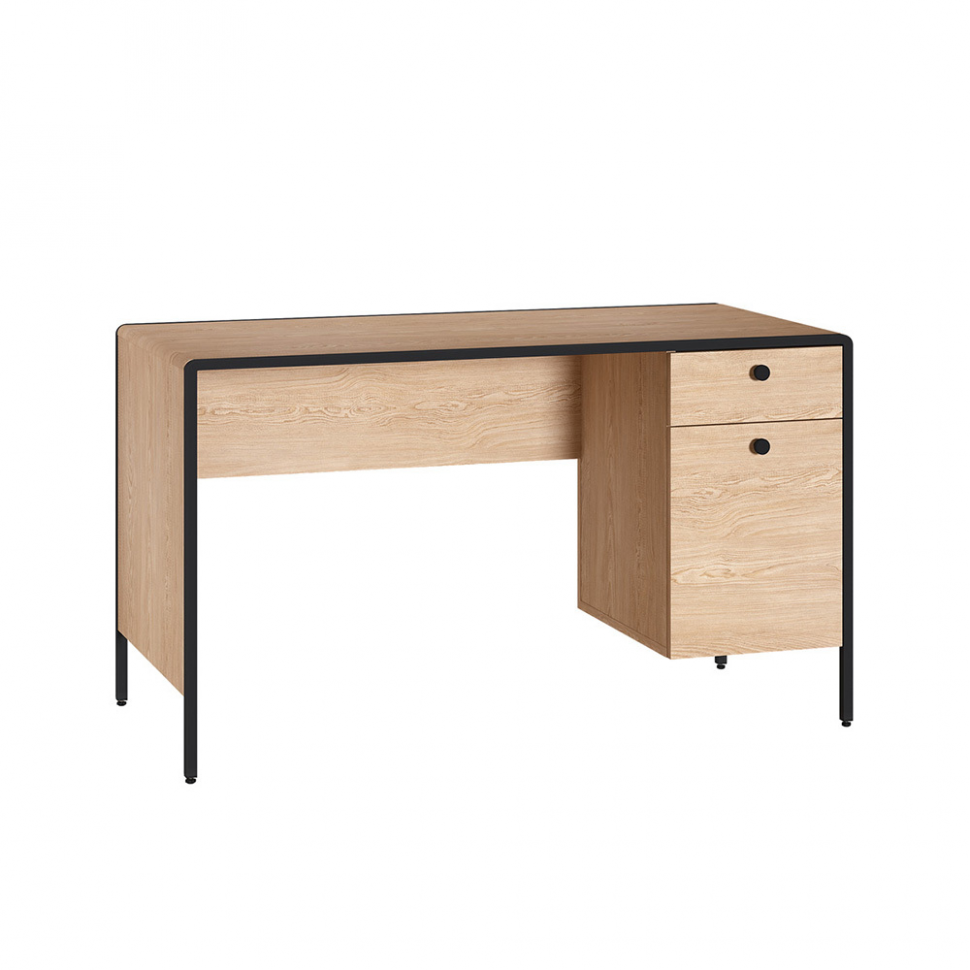 Брюс Стол письменный 12.157 Battle rock FSC Santiago / Черный