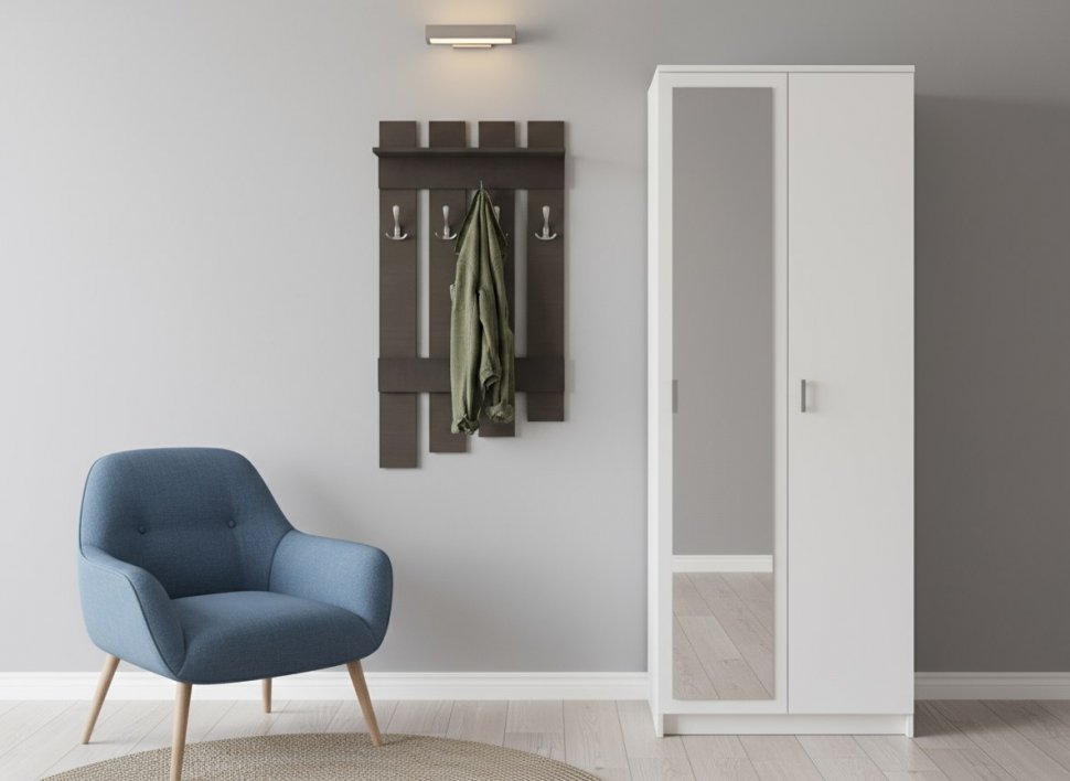 Ивушка 3 Вешалка Ясень Шимо Темный