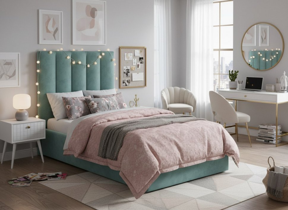 Кровать Ingrid 900 модель 312 Ультра минт