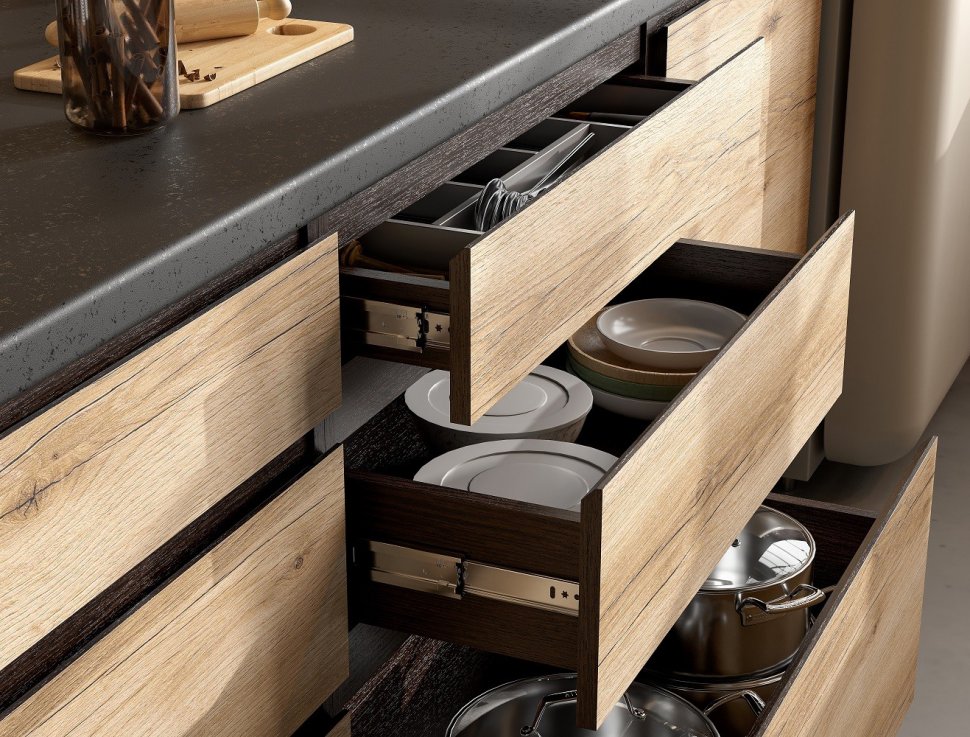 Кухня Берген 2.0 Комплект 1 (Дуб Делано)