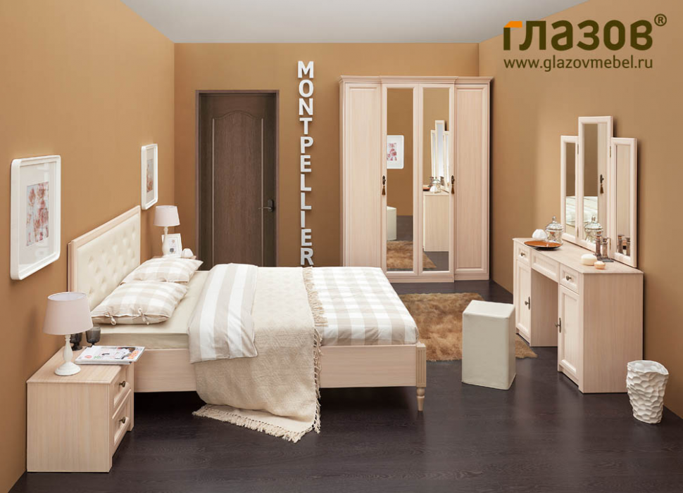 Кровать 180х200 MONTPELLIER 1 Глазов-мебель 