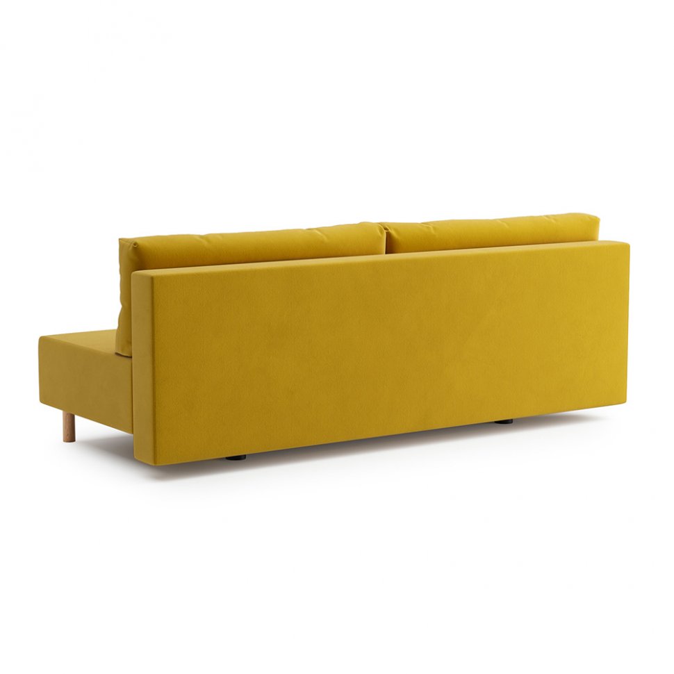 Диван еврокнижка Хольми (Желтый)