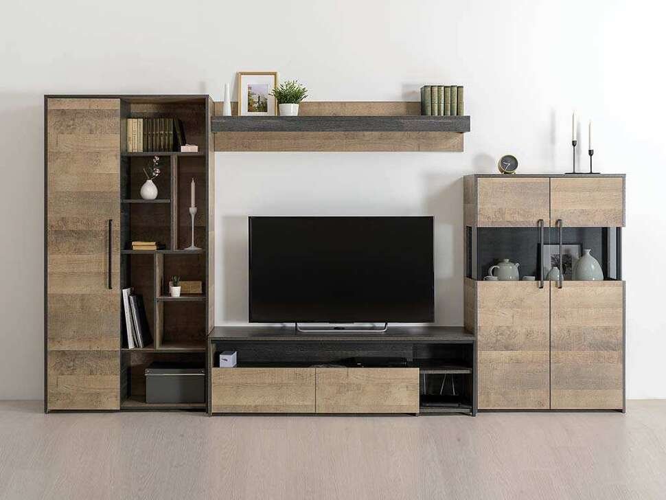 Гостиная Трувор (Моби) Комплект 2 Гранж Песочный/Интра