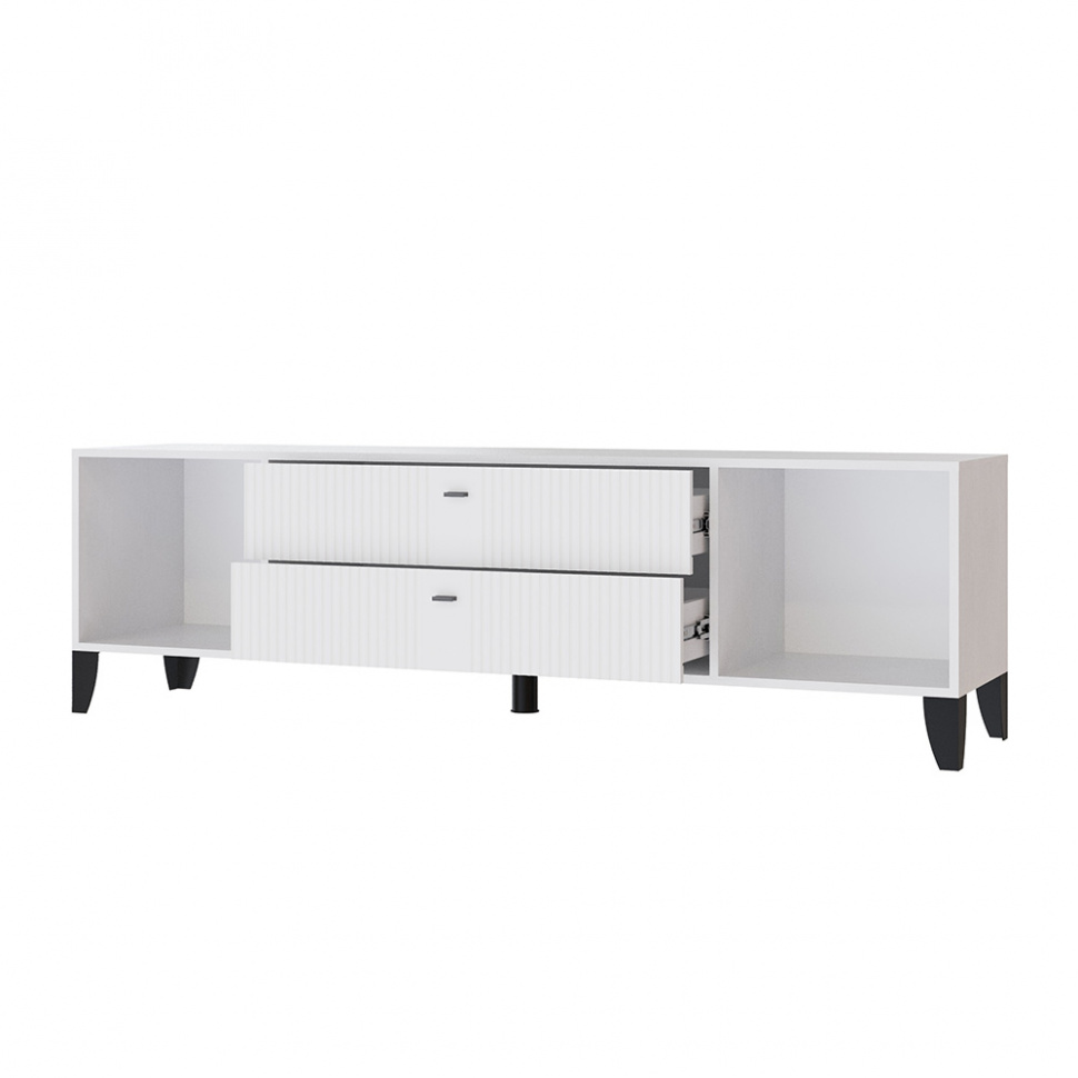 Тумба под телевизор Парус-10, Белый, Белый снег