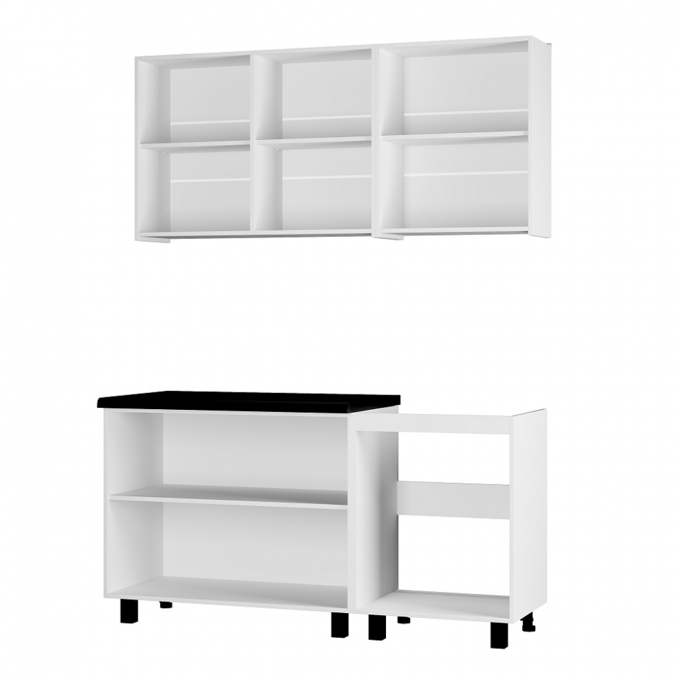 Кухня Куба 1,6 м, со столешницей