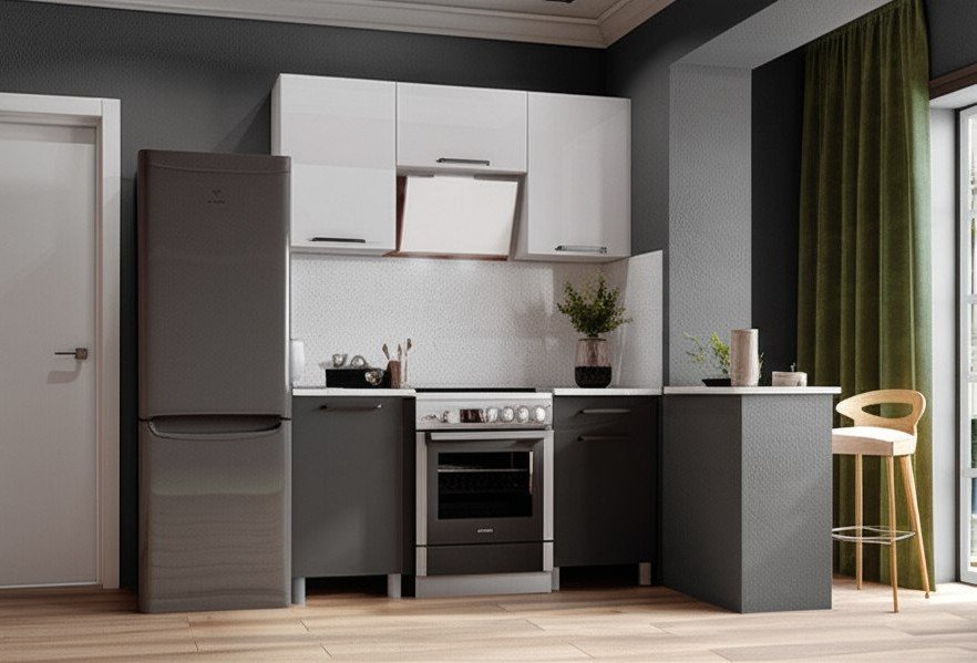 Кухня Тоскана, 1,6 м с окапом