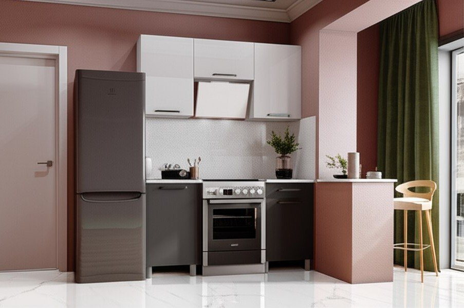 Кухня Тоскана, 1,6 м с окапом