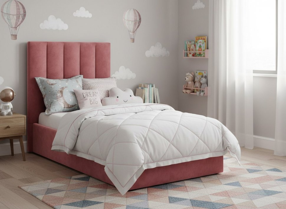 Кровать Ingrid 900 модель 312 Ультра коралл