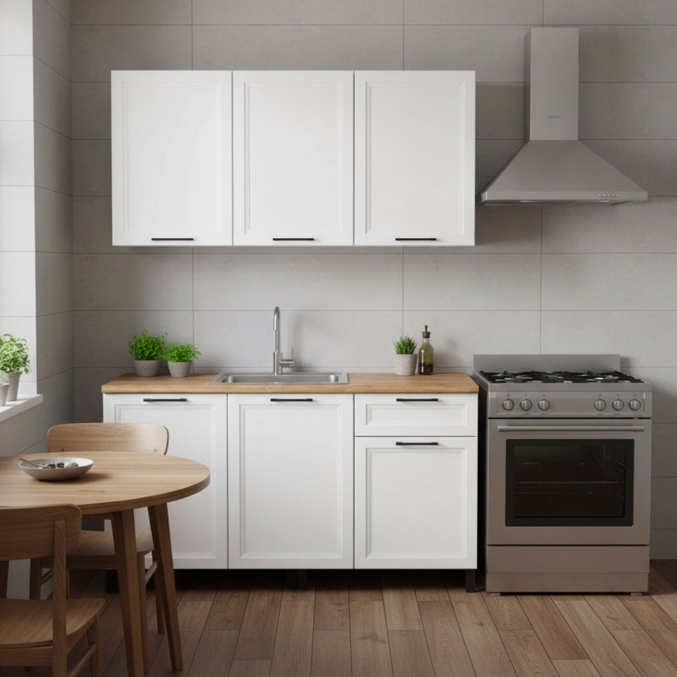 Кухня Римини 1500 белый