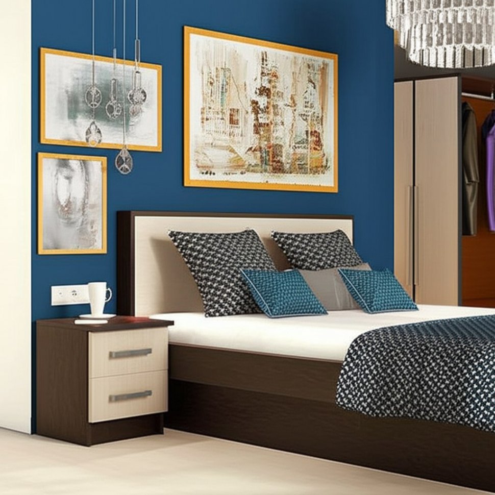 Тумбы прикроватные Фиеста БТС (Венге) 2 шт