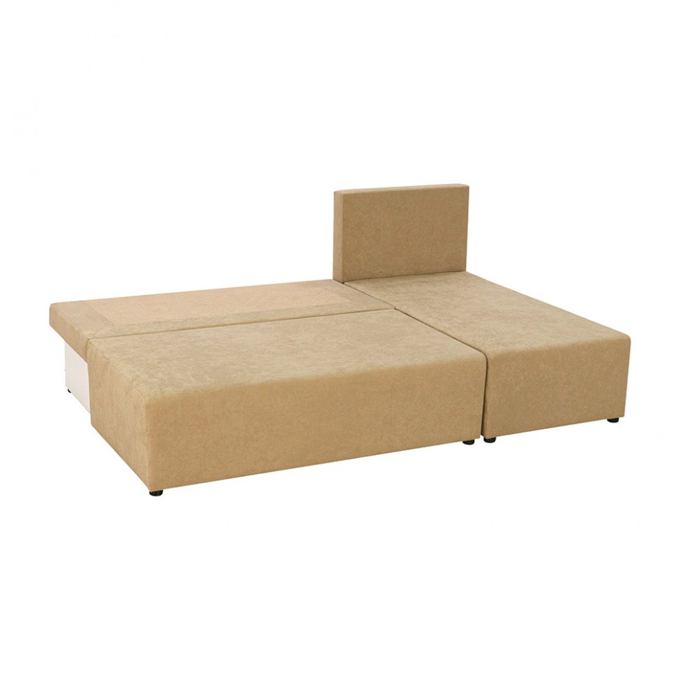 Диван угловой еврокнижка Комо (Бежевый)