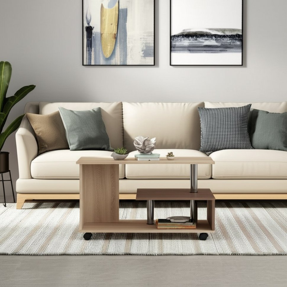 Стол журнальный Консул-5 ТЭКС (Дуб Сонома)