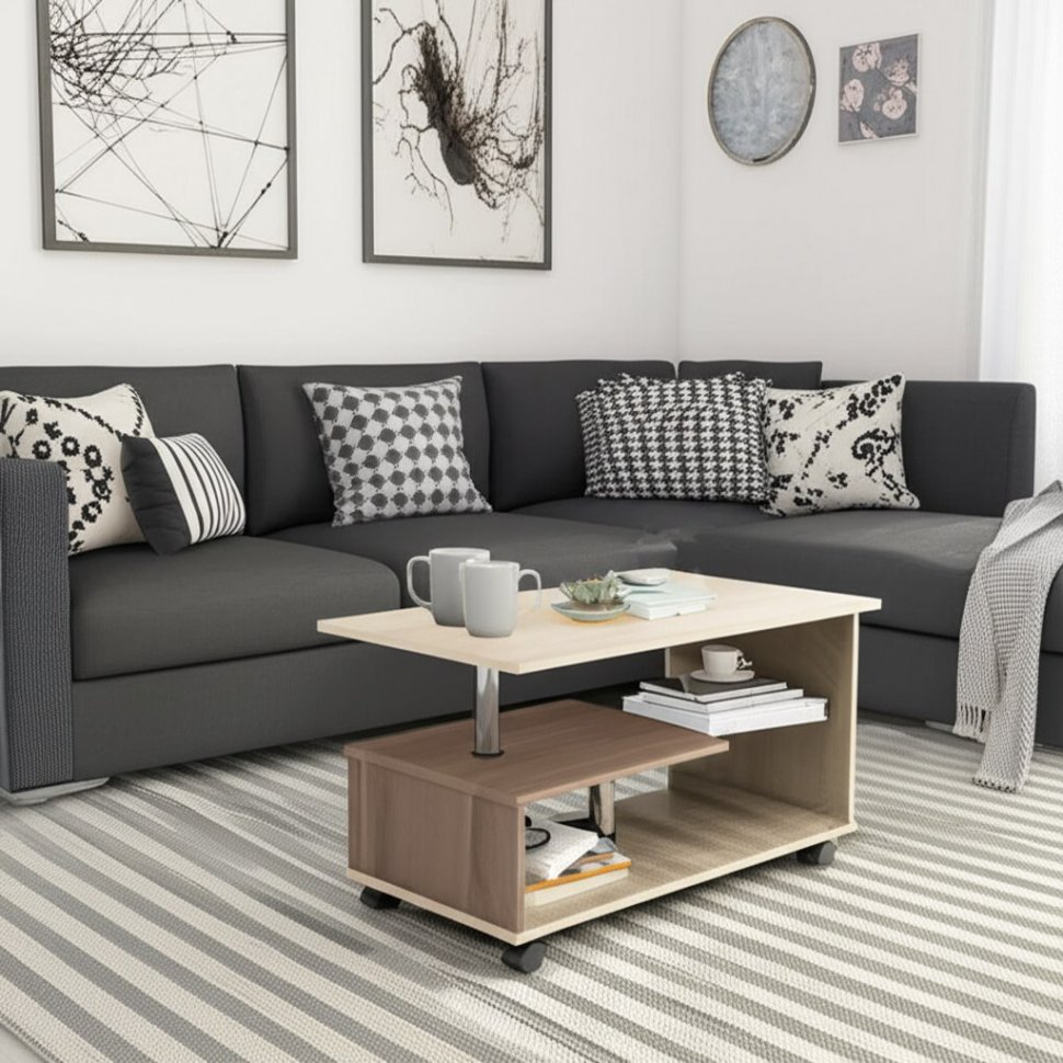 Стол журнальный Консул-5 ТЭКС (Дуб Сонома)