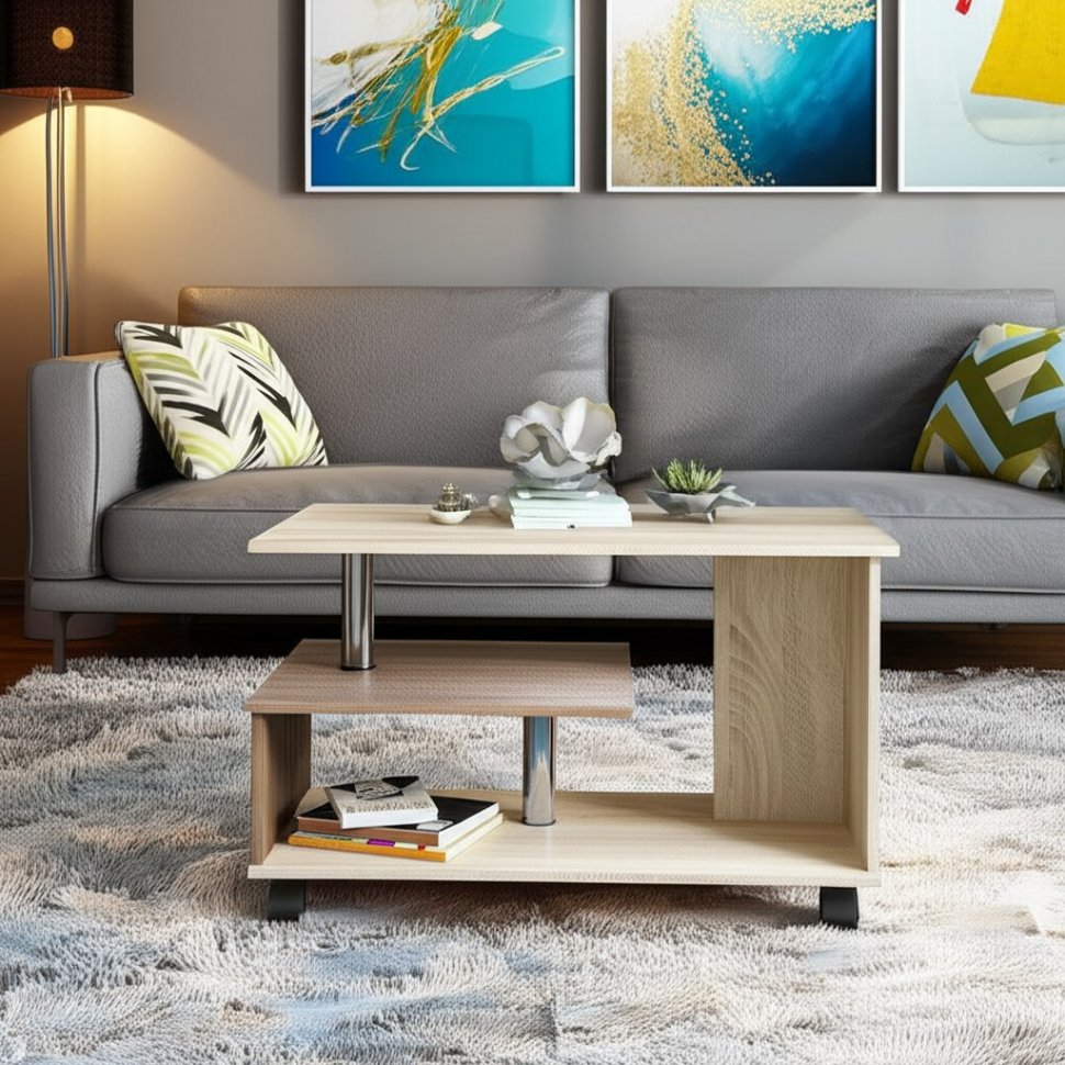 Стол журнальный Консул-5 ТЭКС (Дуб Сонома)