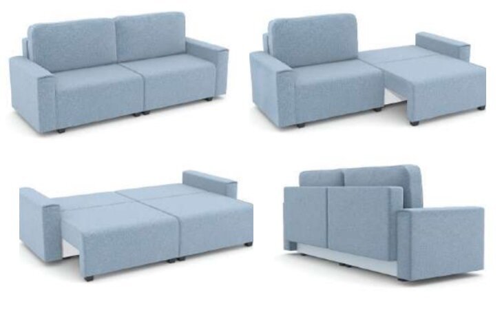 Диван Норфолк 2 SKANDEAN (Серый)