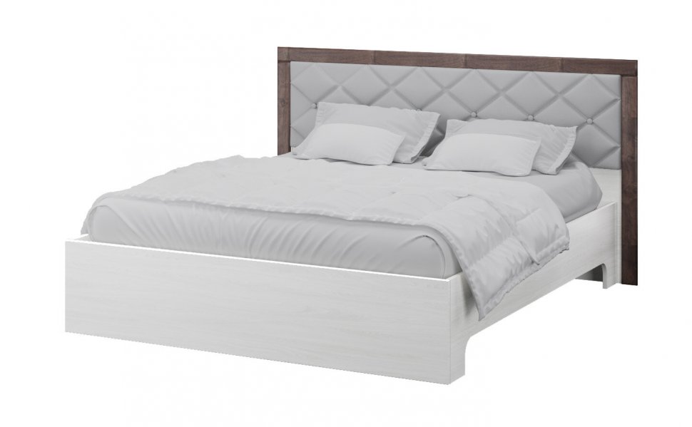 Кровать 160х200  Мадлен с подъемным механизмом (ТЭКС) Ясень Анкор светлый