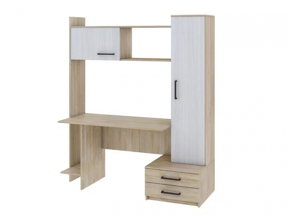 Интел-16 стол компьютерный Дуб сонома / Анкор Светлый