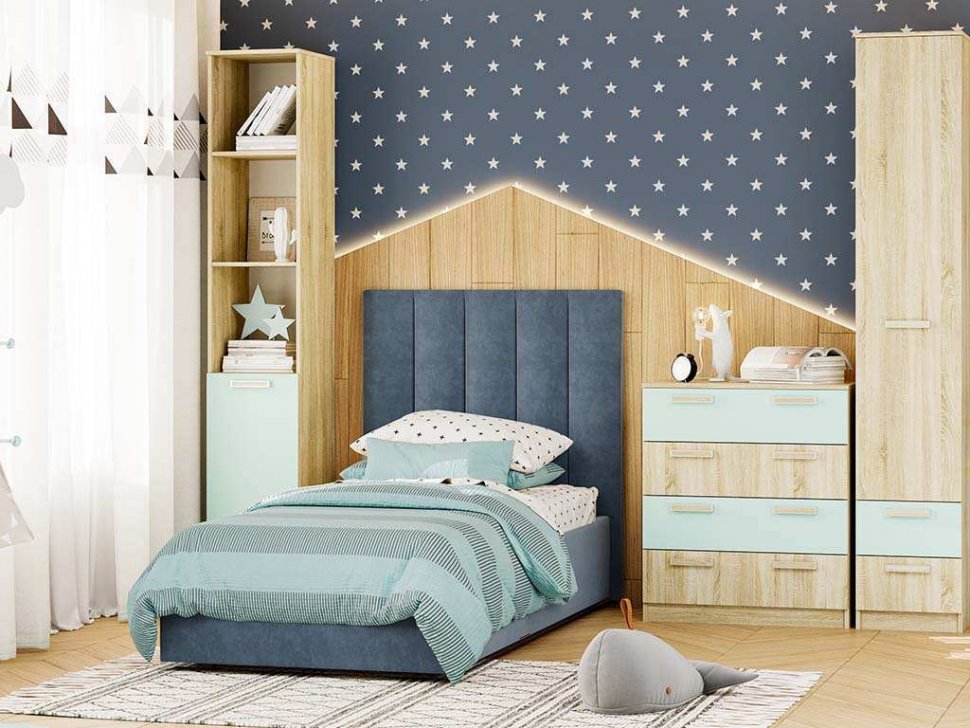 Кровать Ingrid 900 модель 312 Галакси лайт 22