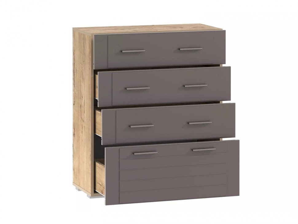 Спальня Livorno 3 дуб бунратти / софт графит