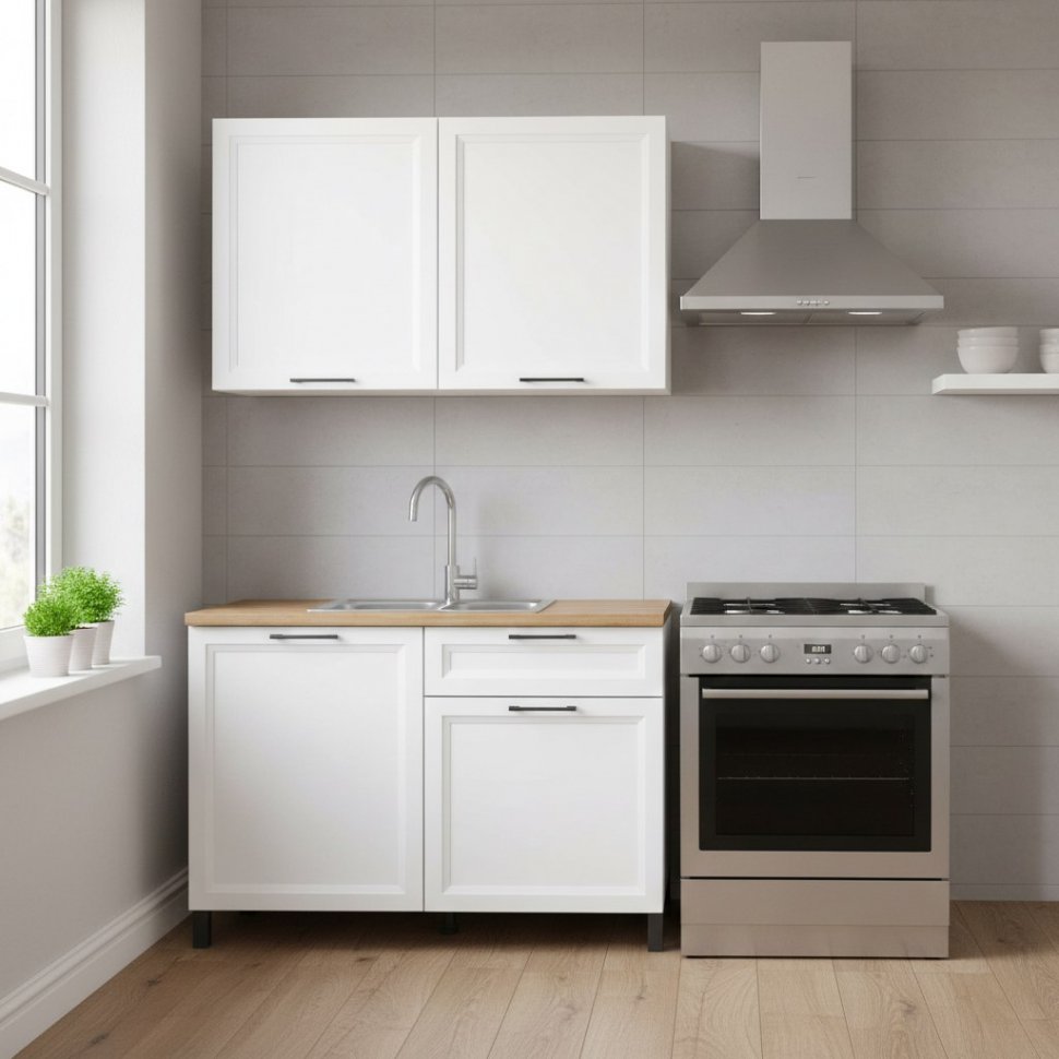 Кухня Римини 1200 белый