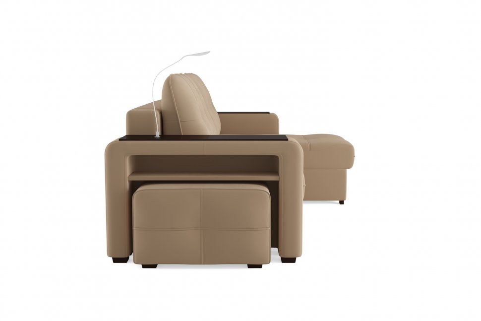 Диван угловой Smart 4 Б4-2Т-1Пф-Б3 Велюр Velutto 05