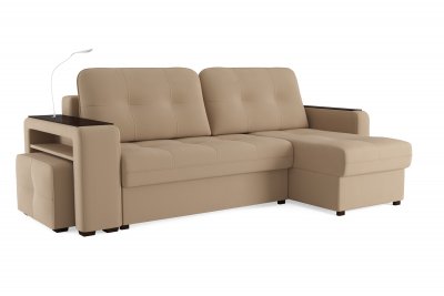 Диван угловой Smart 4 Б4-2Т-1Пф-Б3 Велюр Velutto 05