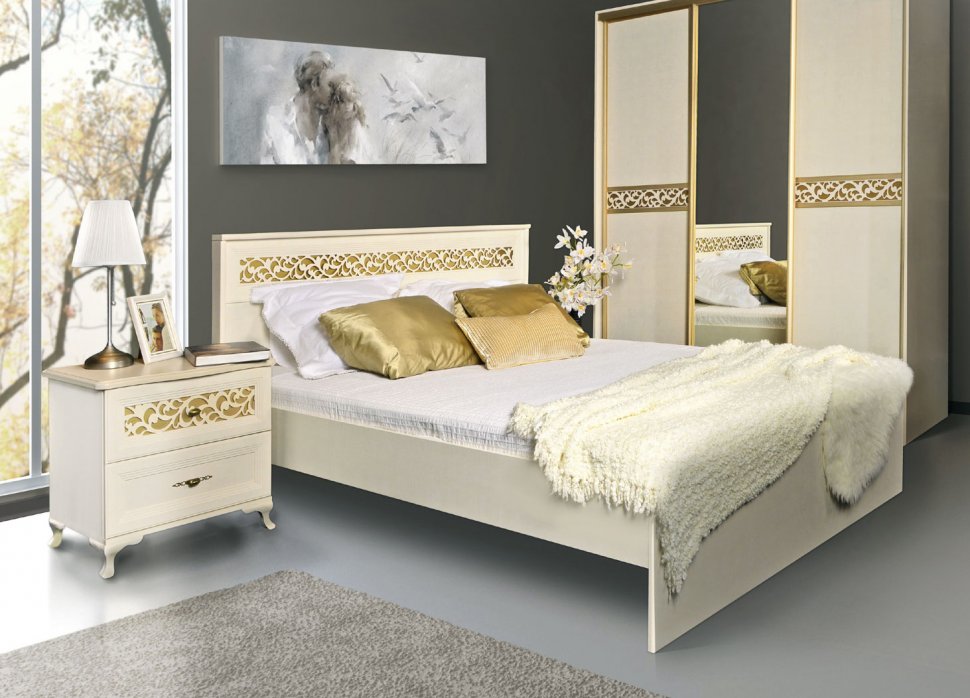 Кровать 140х200 Заречье Ливадия Л8а (с мягким элементом)