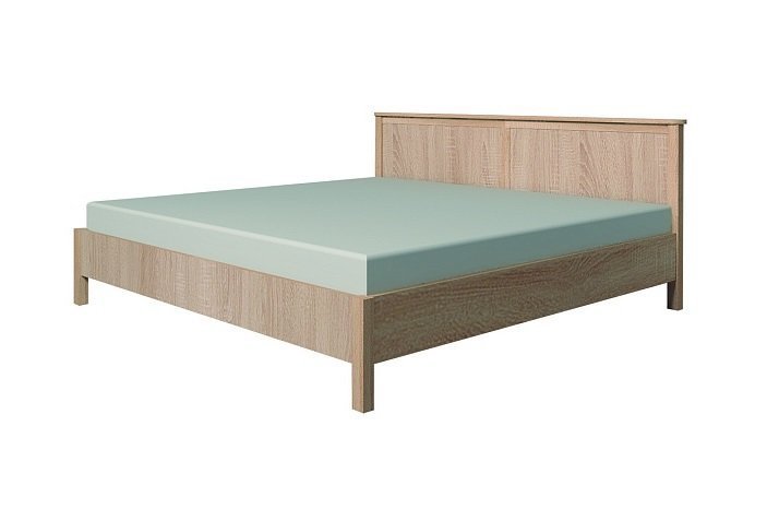 Кровать 160х200 Sherlock 42 с основанием из металла (Дуб Сонома)