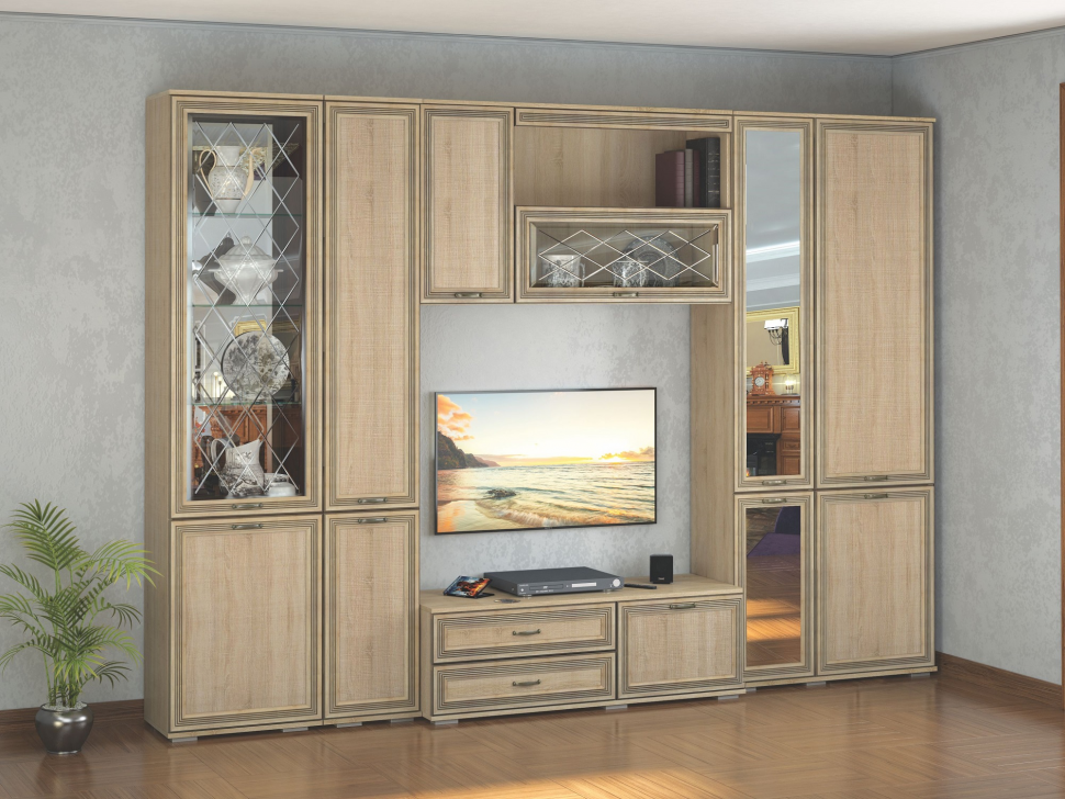 Тумба для ТВ-техники ЛТ-1 Ливорно DOMANI (Дуб Сонома)