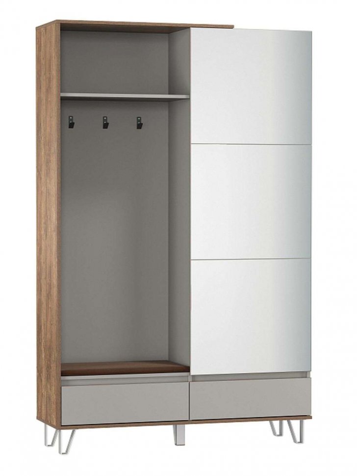 Шкаф для одежды 58.18 Гавана Кейптаун / Серый