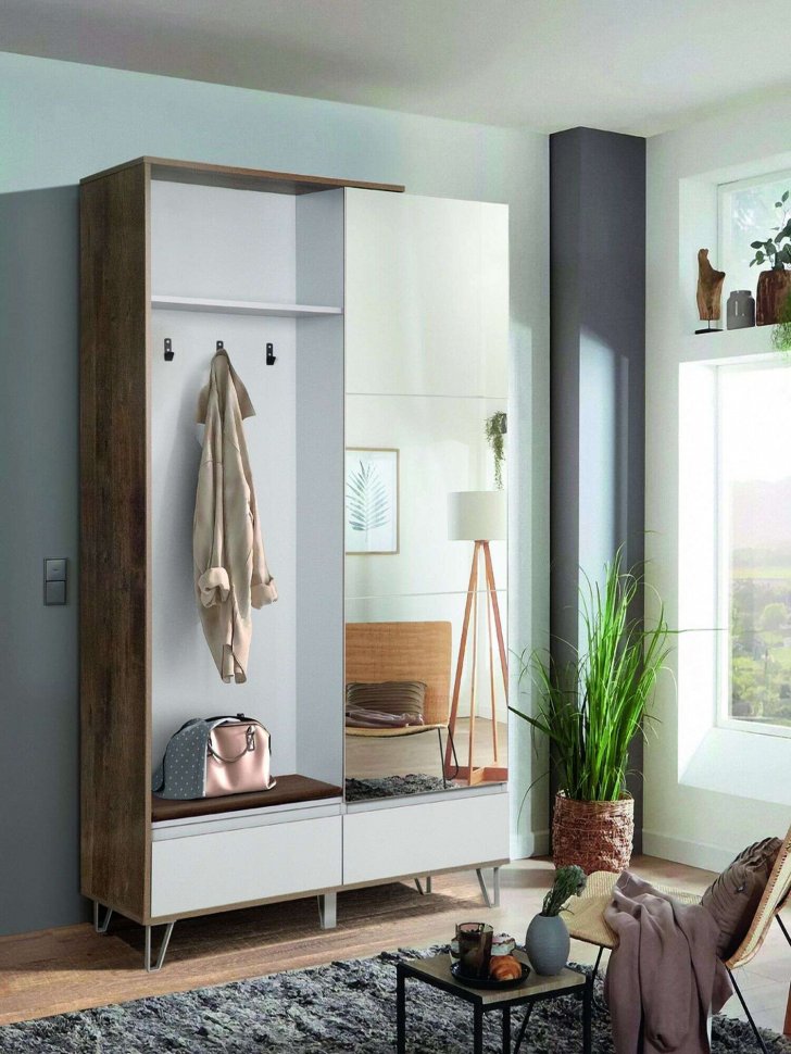 Шкаф для одежды 58.18 Гавана Кейптаун / Серый