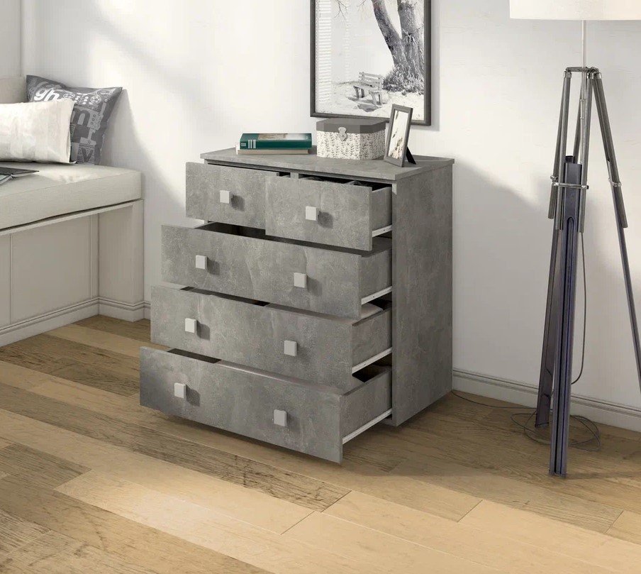 Комод Лофт-5 Бетон ателье