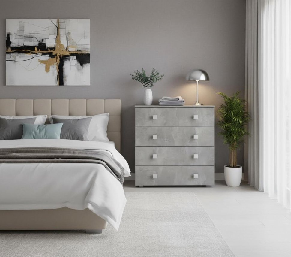 Комод Лофт-5 Бетон ателье