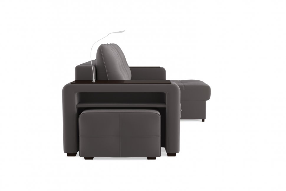 Диван угловой Smart 4 Б4-2Т-1Пф-Б3 Велюр Velutto 19