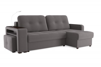 Диван угловой Smart 4 Б4-2Т-1Пф-Б3 Велюр Velutto 19