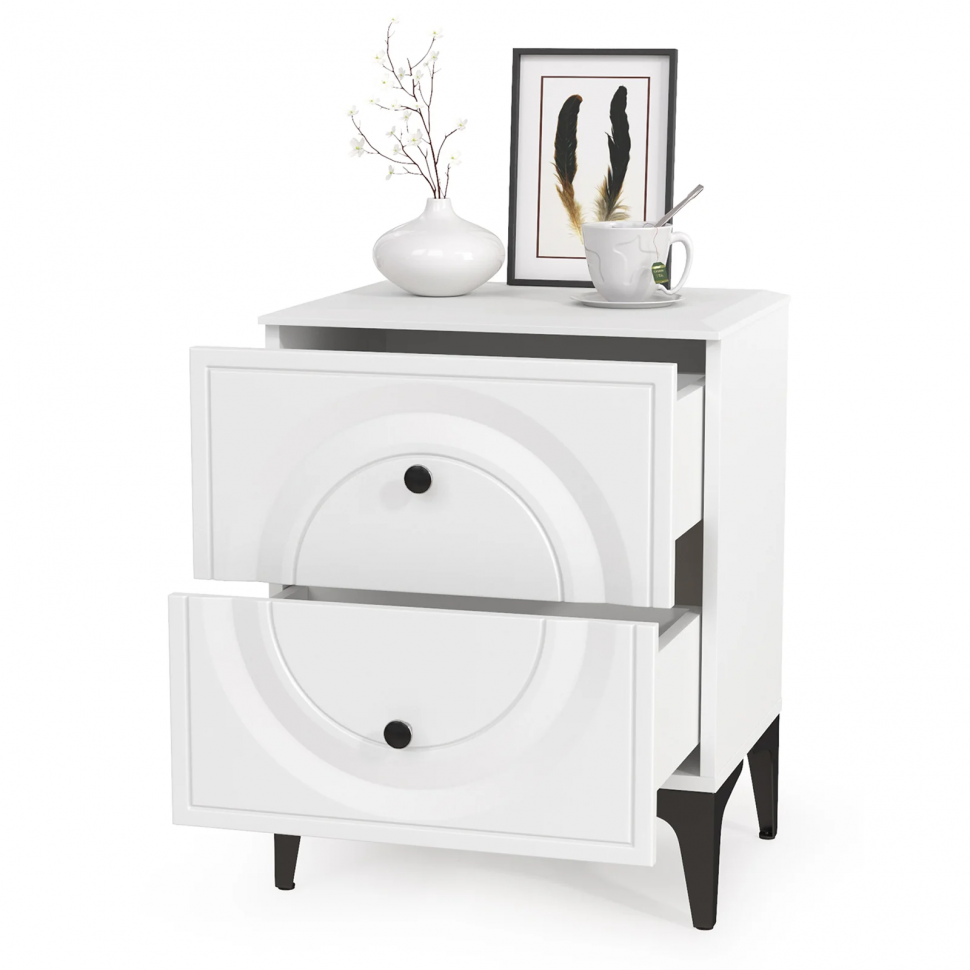 Валенсия тумба прикроватная 13.291 Белый