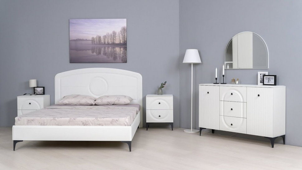 Валенсия тумба прикроватная 13.291 Белый