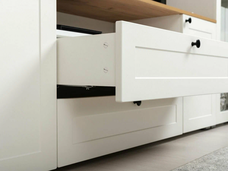 Остин Тумба под ТВ 16.47 белый/дуб золотой