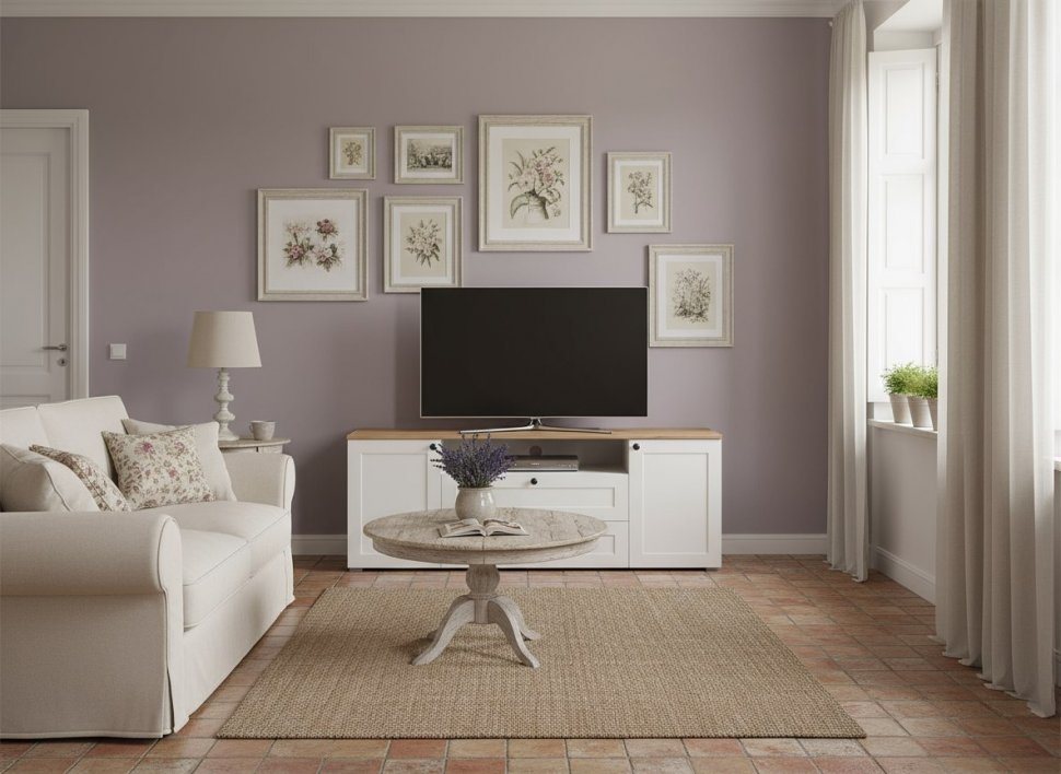 Остин Тумба под ТВ 16.47 белый/дуб золотой