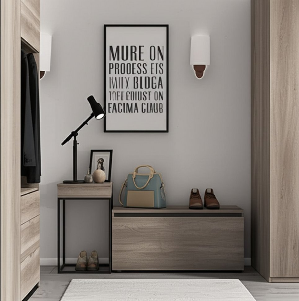 Тумба для обуви Энигма (БТС) ТБ-16  Дуб Каньон