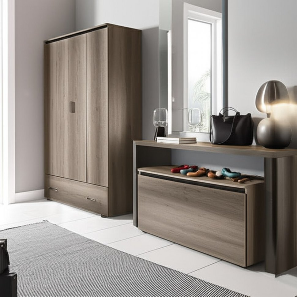 Тумба для обуви Энигма (БТС) ТБ-16  Дуб Каньон