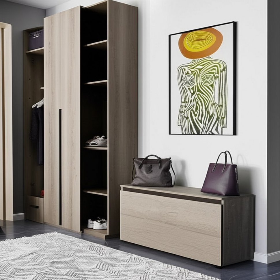 Тумба для обуви Энигма (БТС) ТБ-16  Дуб Каньон